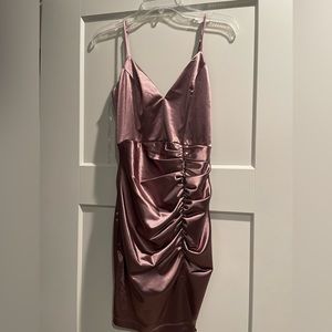 Juniors' Ruched Bodycon Dress